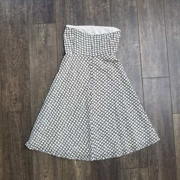 J. Crew Halter Dress Brown Cream - size 6 - Picture 6 of 8